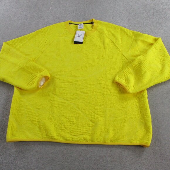 Nike Other - Nike Sweatshirt Mens XL Yellow Tech Pack Therma Fit ADV Textured Pullover NWT